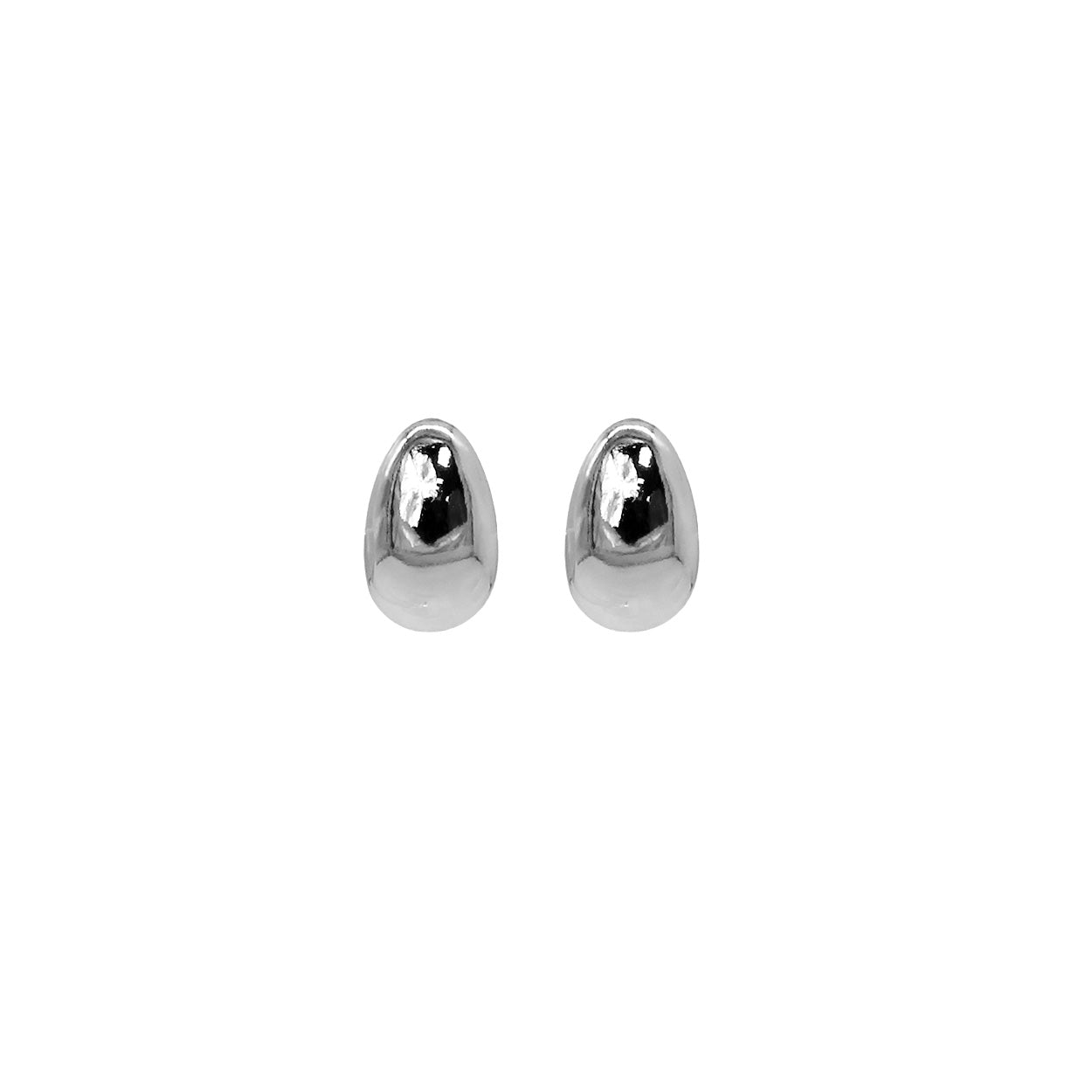 Gold stud earring