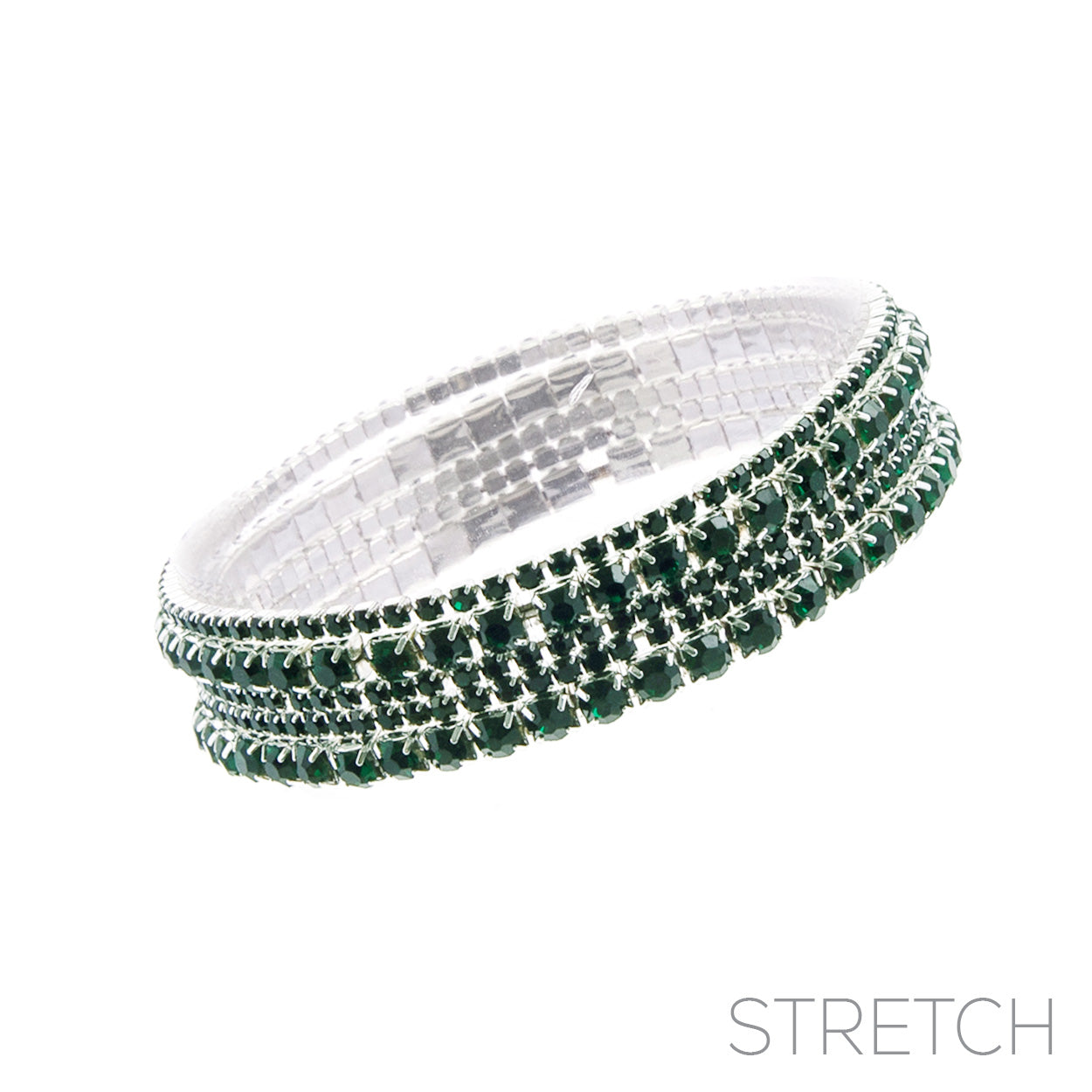 Single set of rhinestone bracelets