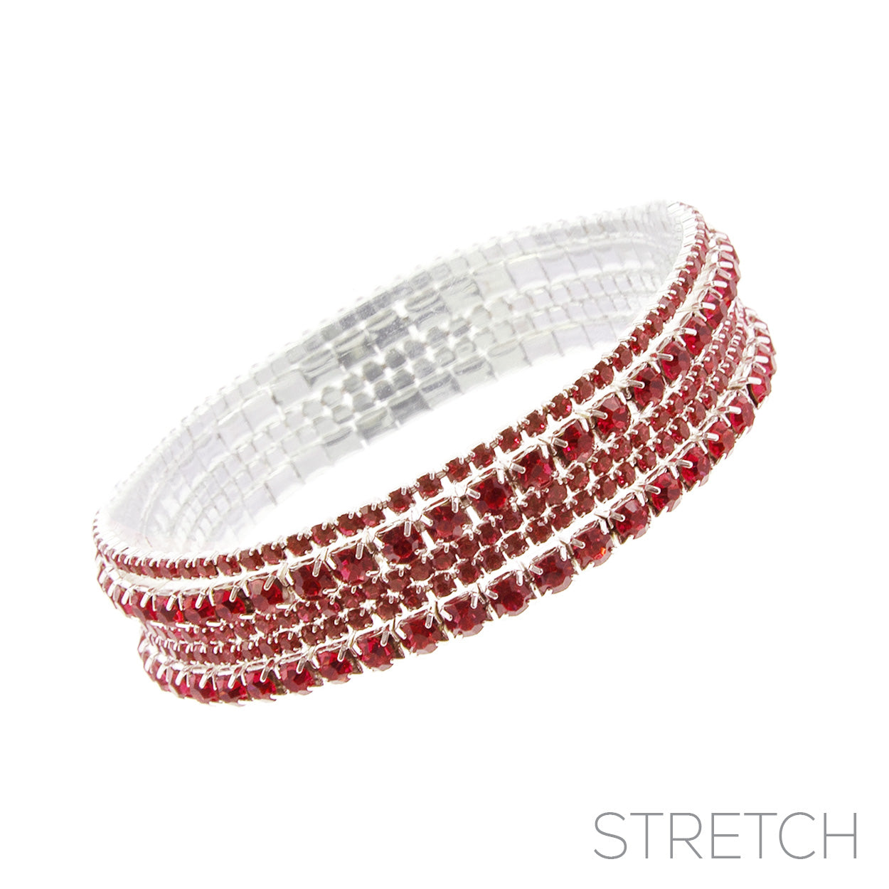 Single set of rhinestone bracelets