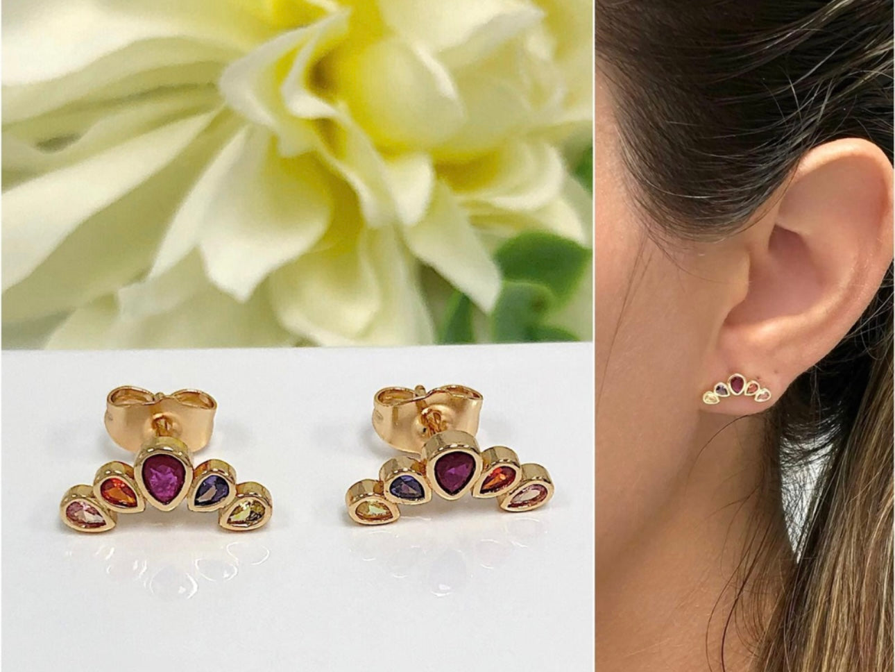 Jeweled stud