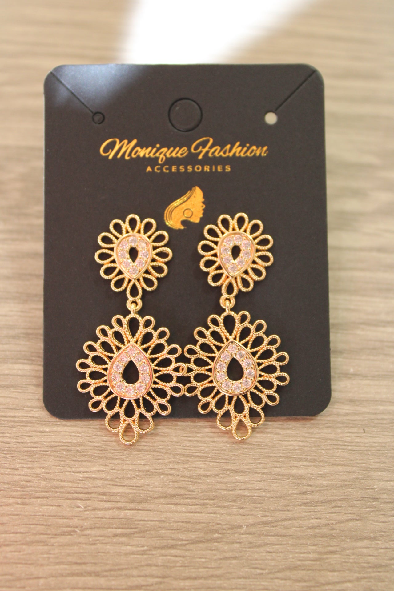 Diamond dust earrings