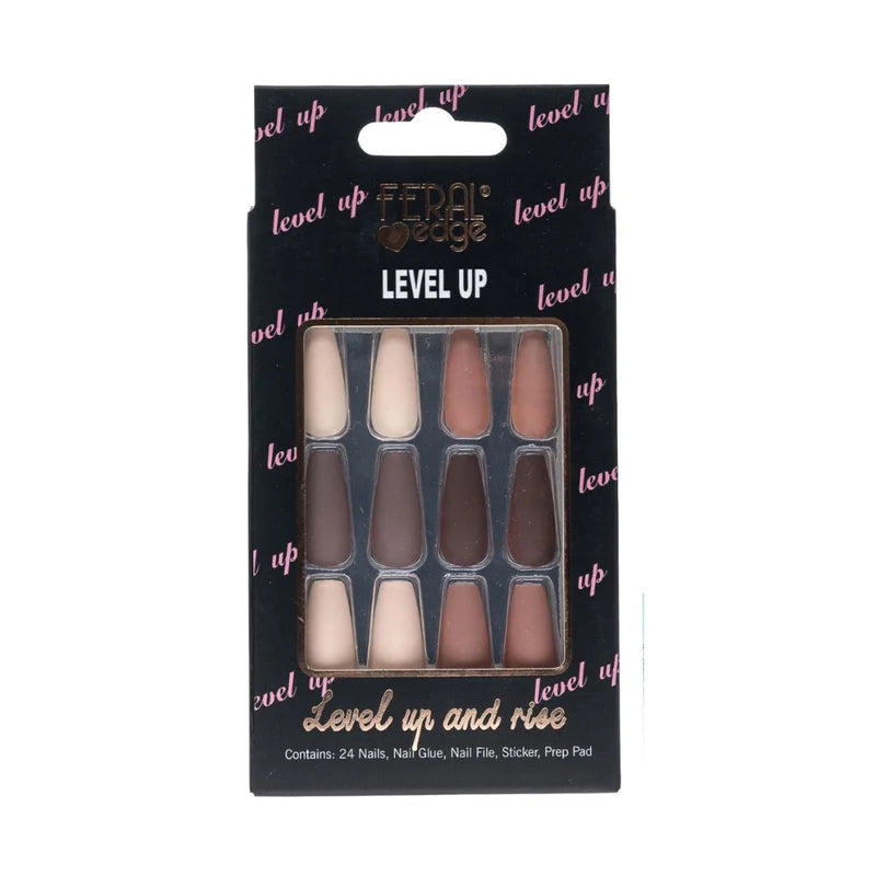 Matte nudes press on nails