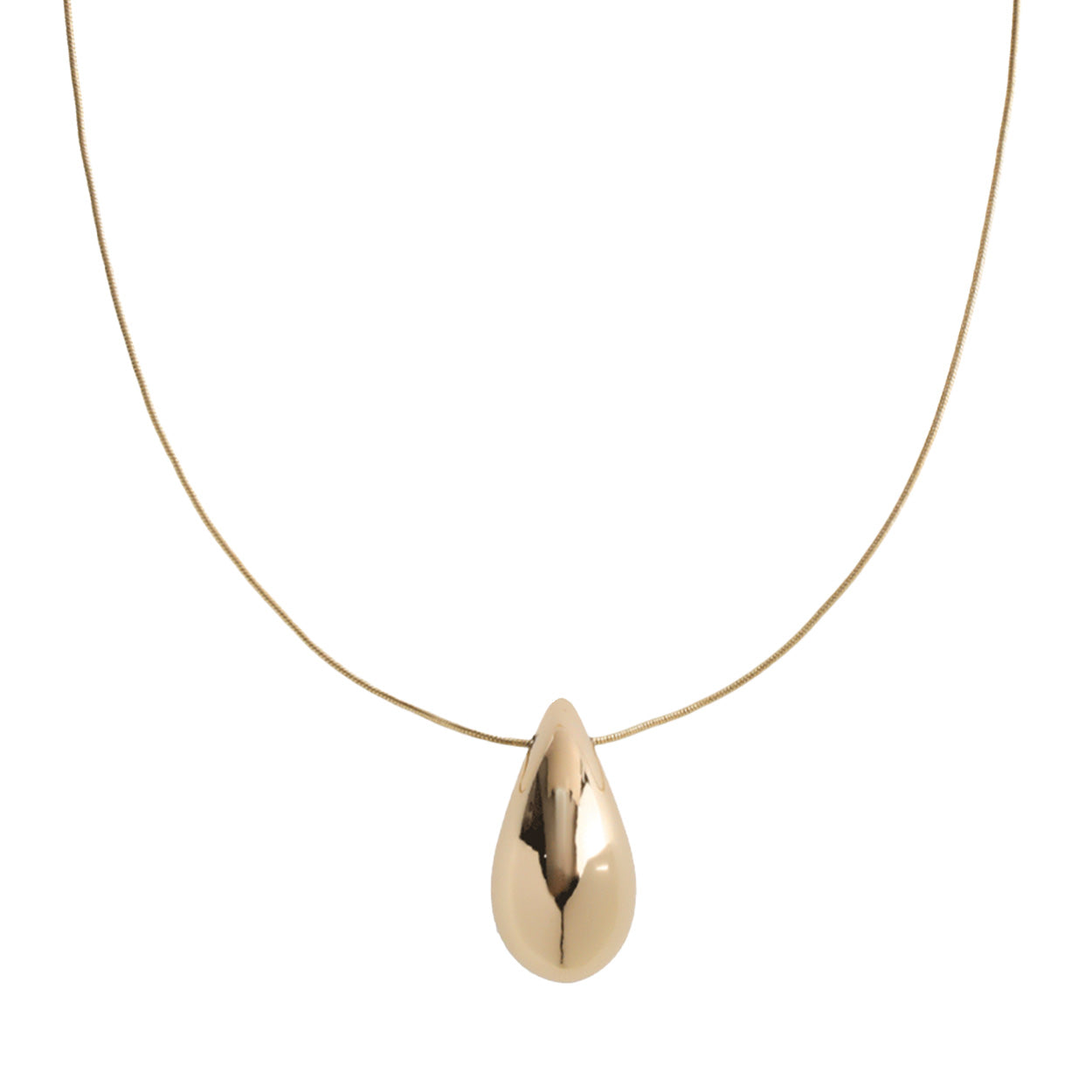 Teardrop pendant necklace
