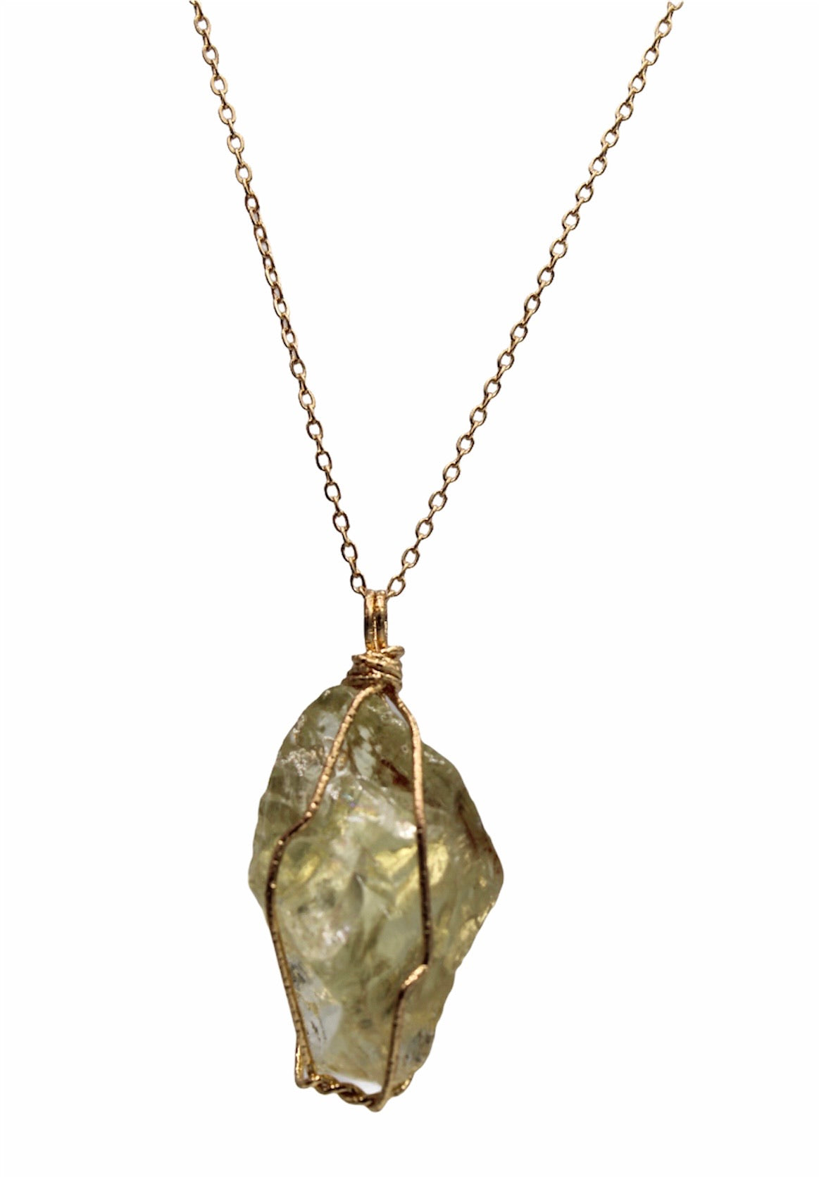Chunky wire wrapped stone - Monique Fashion Accessories