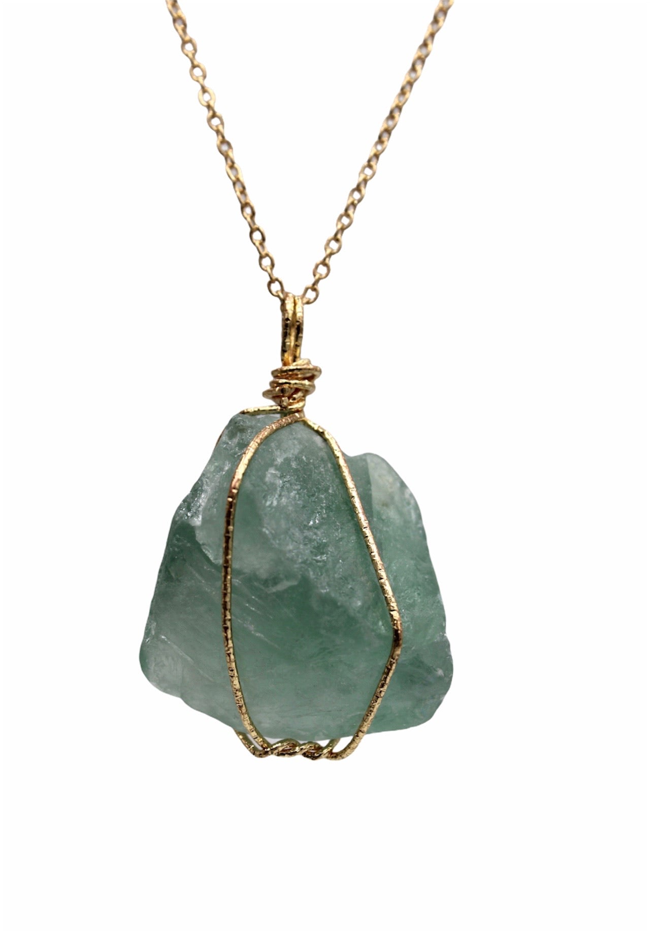 Chunky wire wrapped stone - Monique Fashion Accessories
