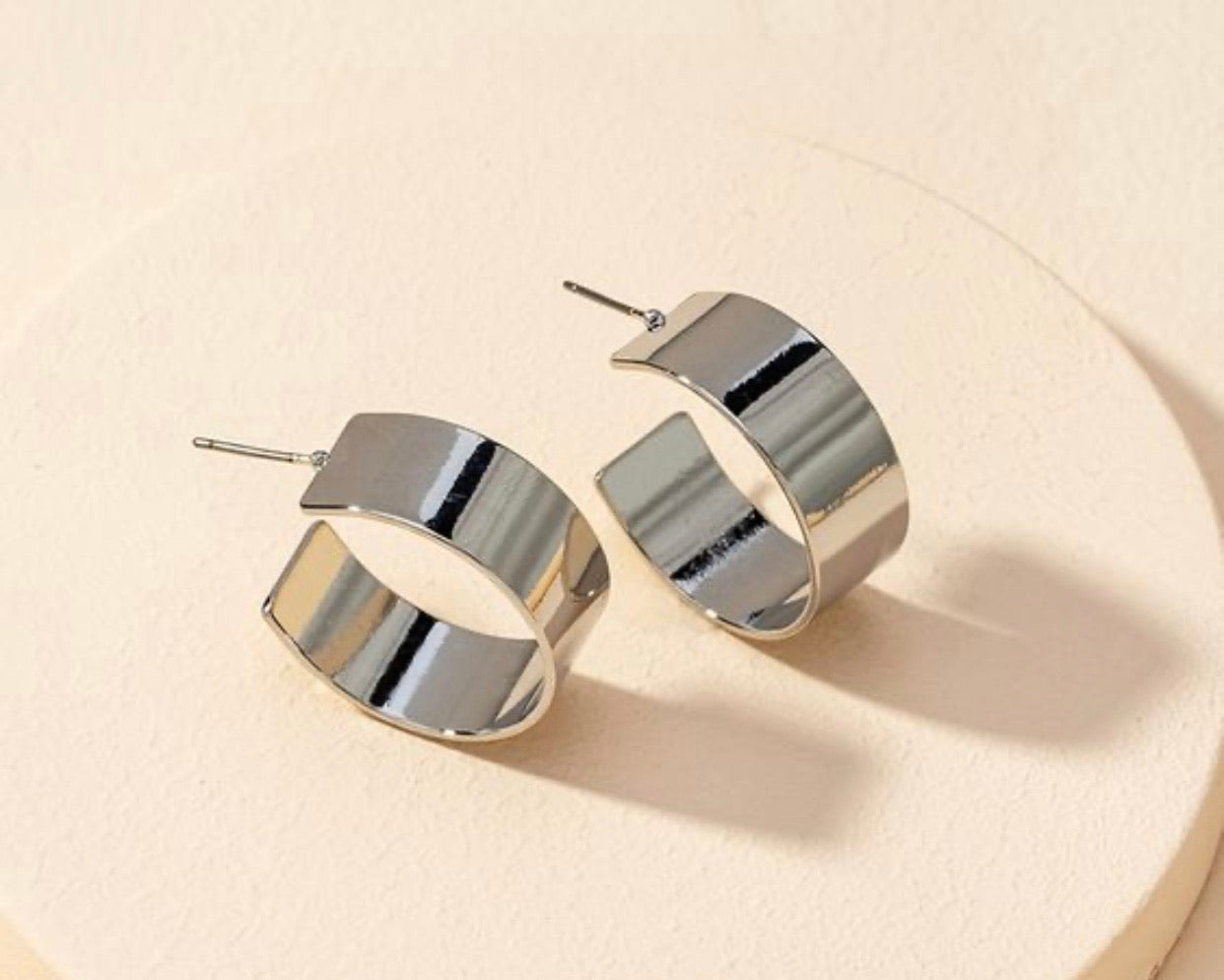 Chunky thick hoops - Monique Fashion Accessories