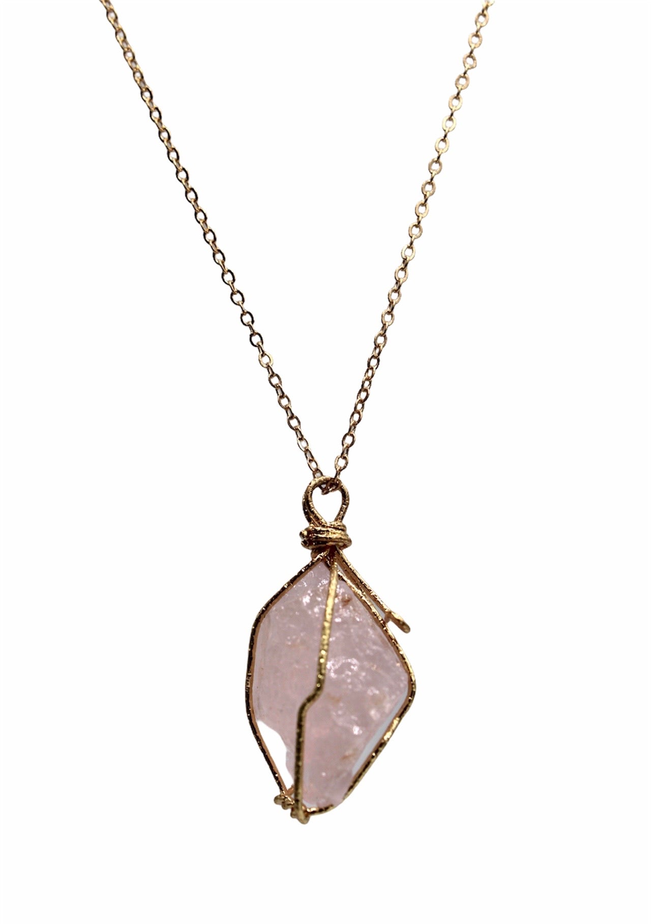 Chunky wire wrapped stone - Monique Fashion Accessories