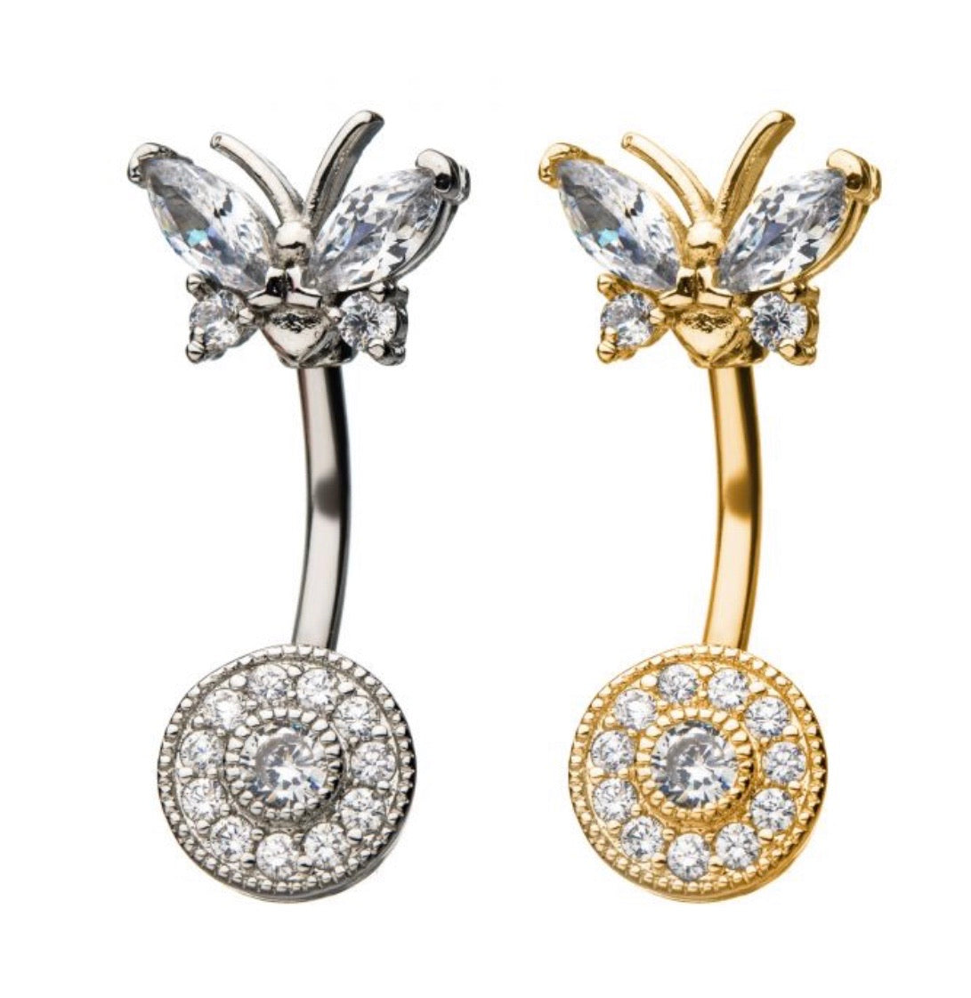Butterfly navel stud - Monique Fashion Accessories