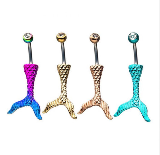 Mermaid Navel Ring - Monique Fashion Accessories