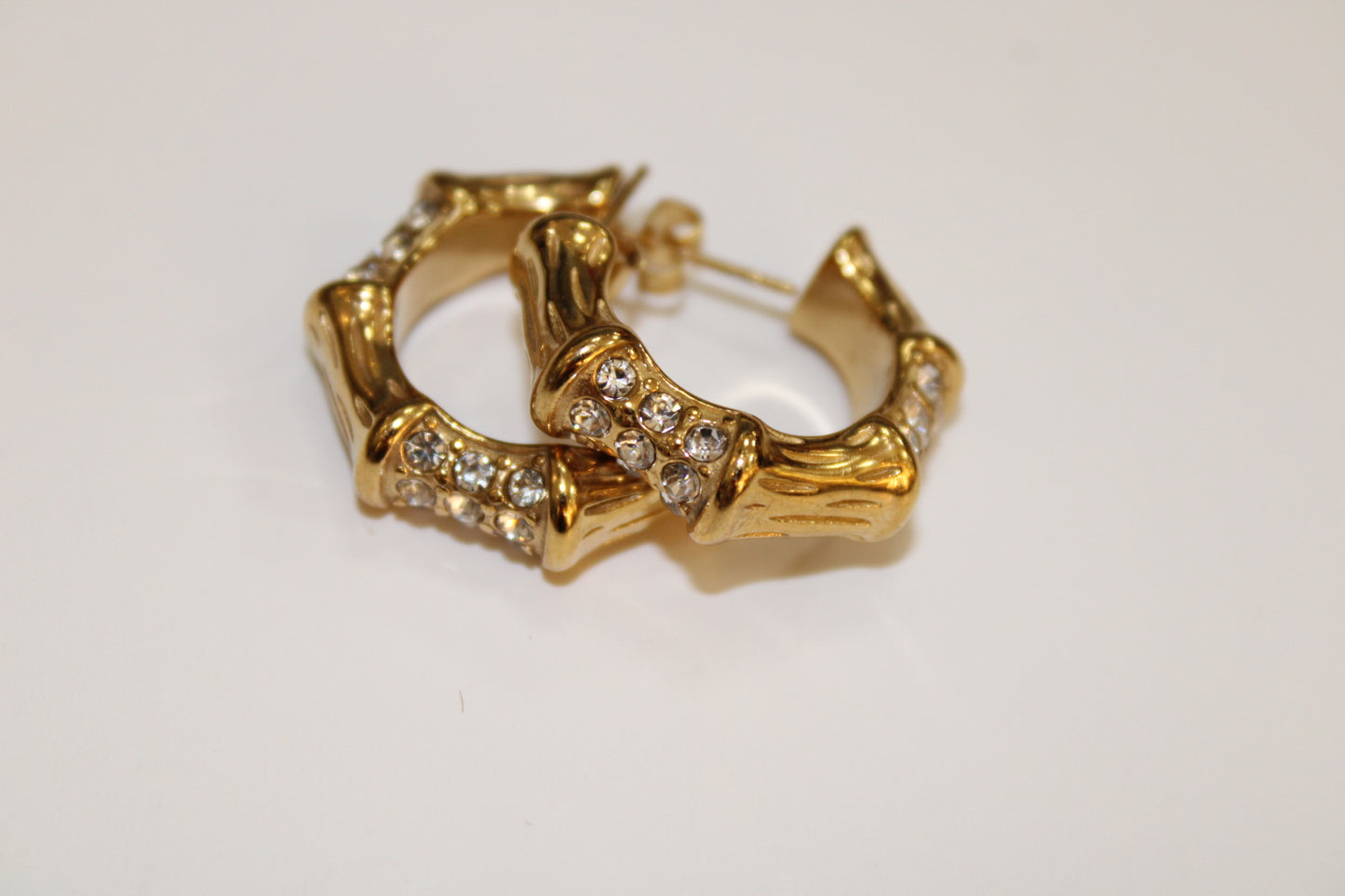 Chunky statement earrings
