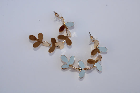 Chunky statement earrings