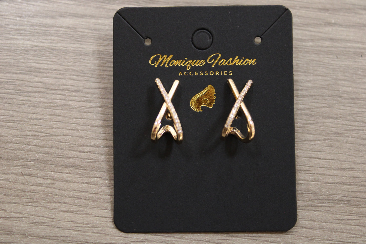 X cuff studs