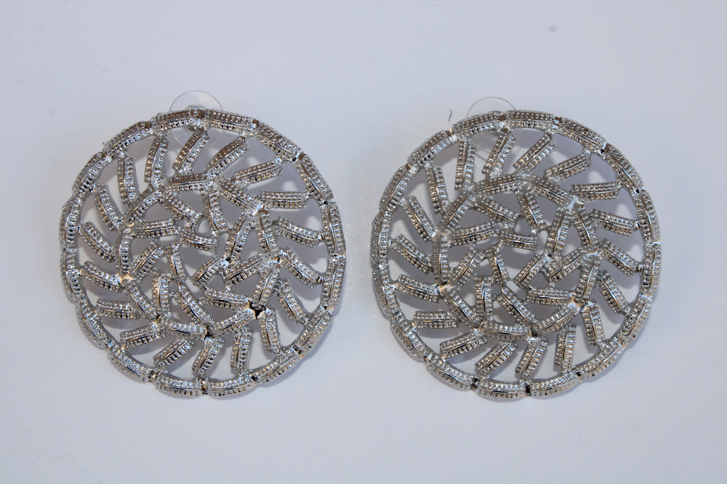 Chunky statement earrings