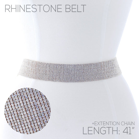 Rhinestone belt