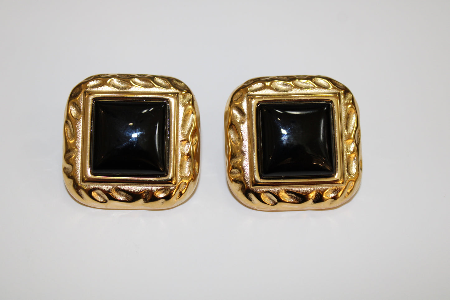 Chunky statement earrings