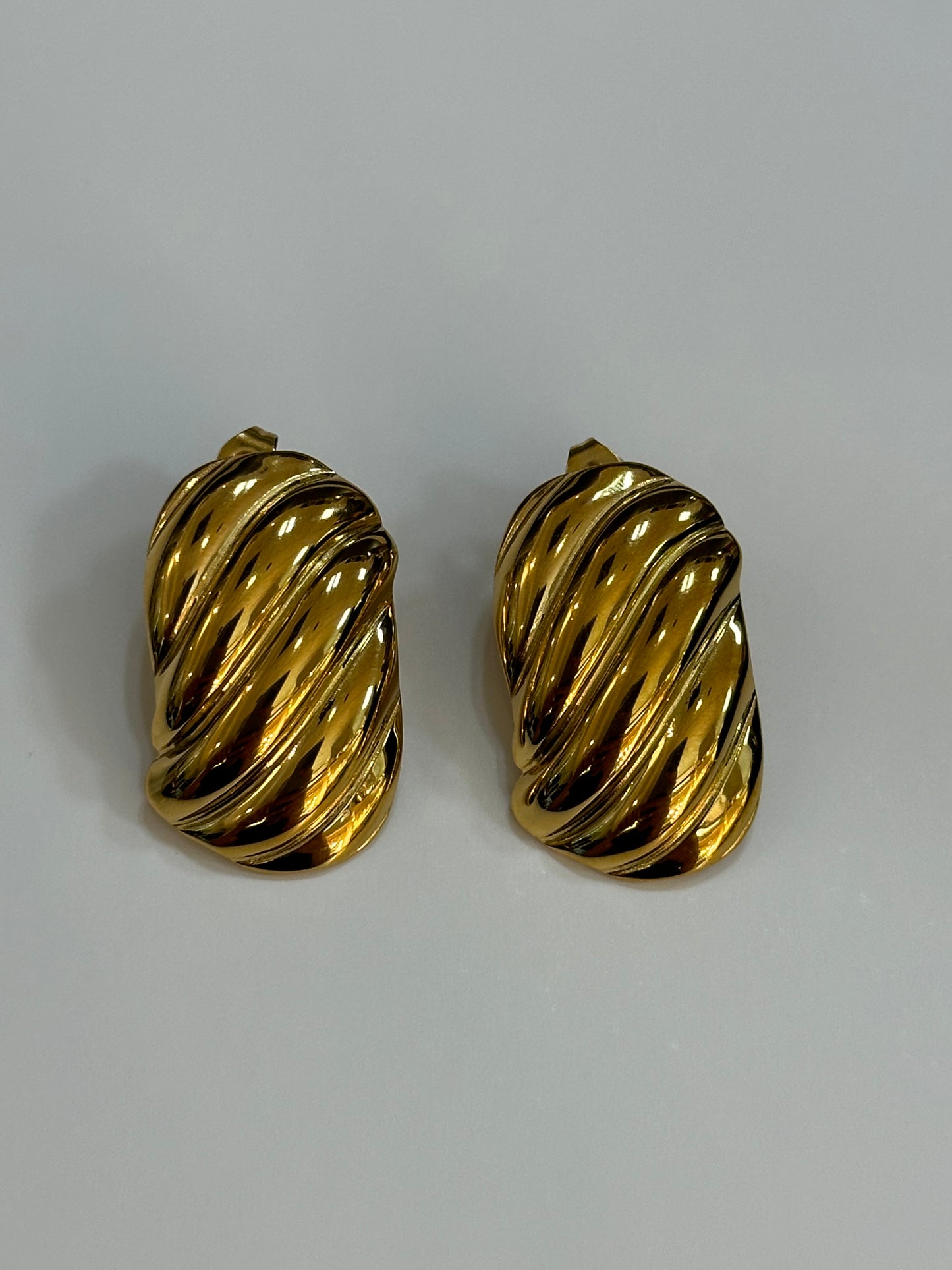Chunky statement earrings