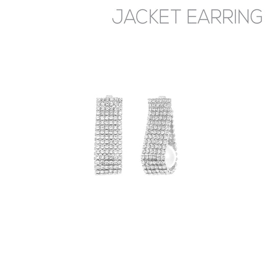 Pearl jacket earring