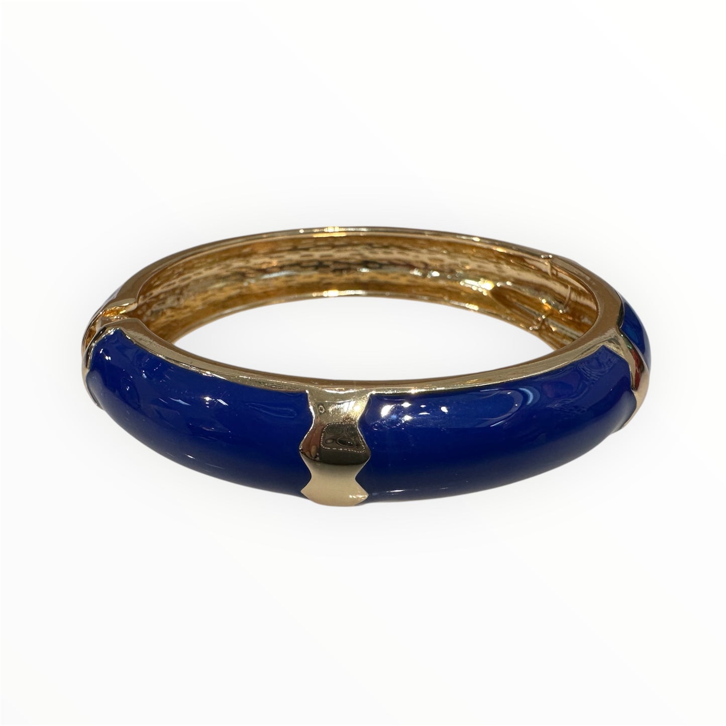 Colored hinge bangle