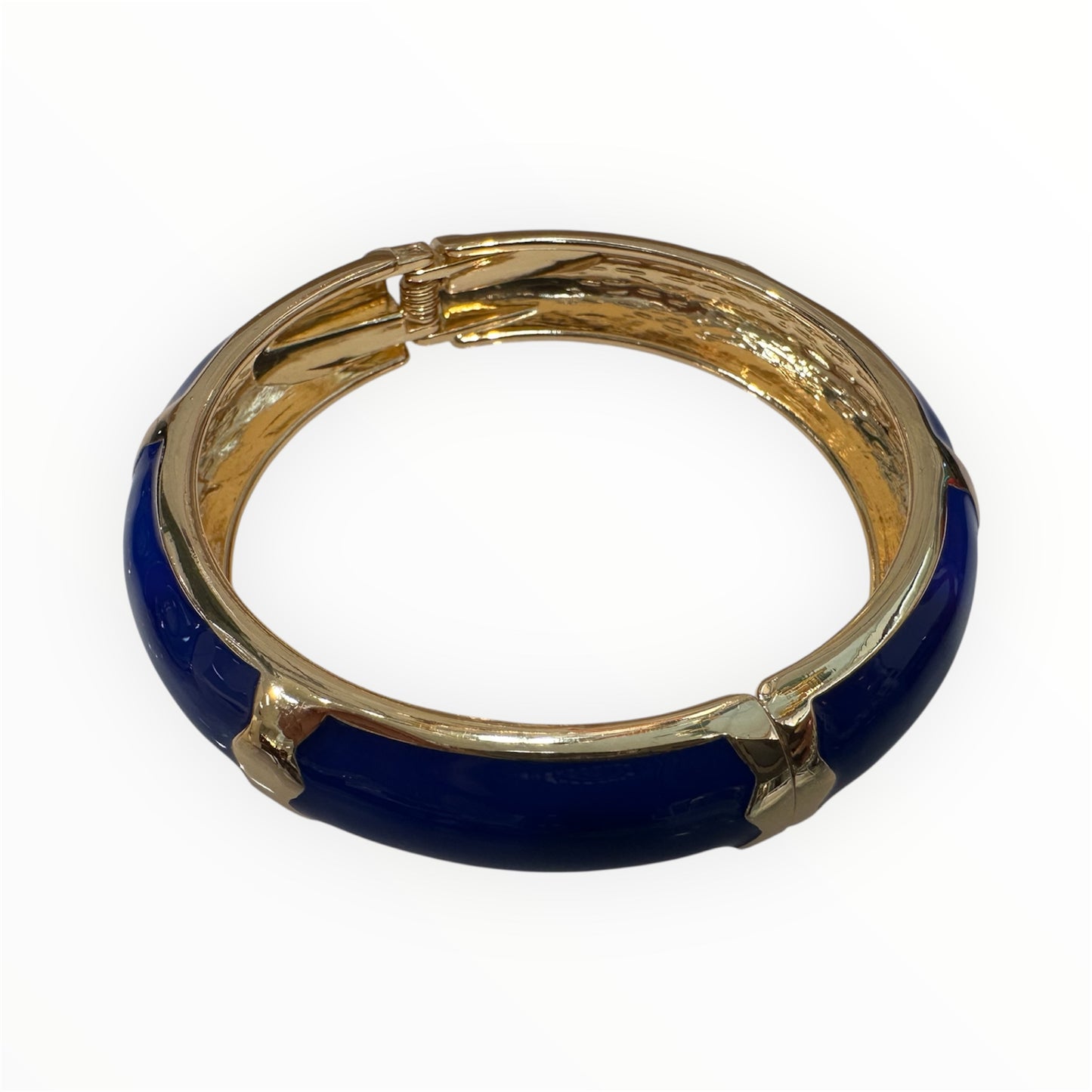 Colored hinge bangle
