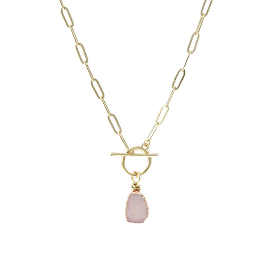 Druzy toggle necklace - Monique Fashion Accessories