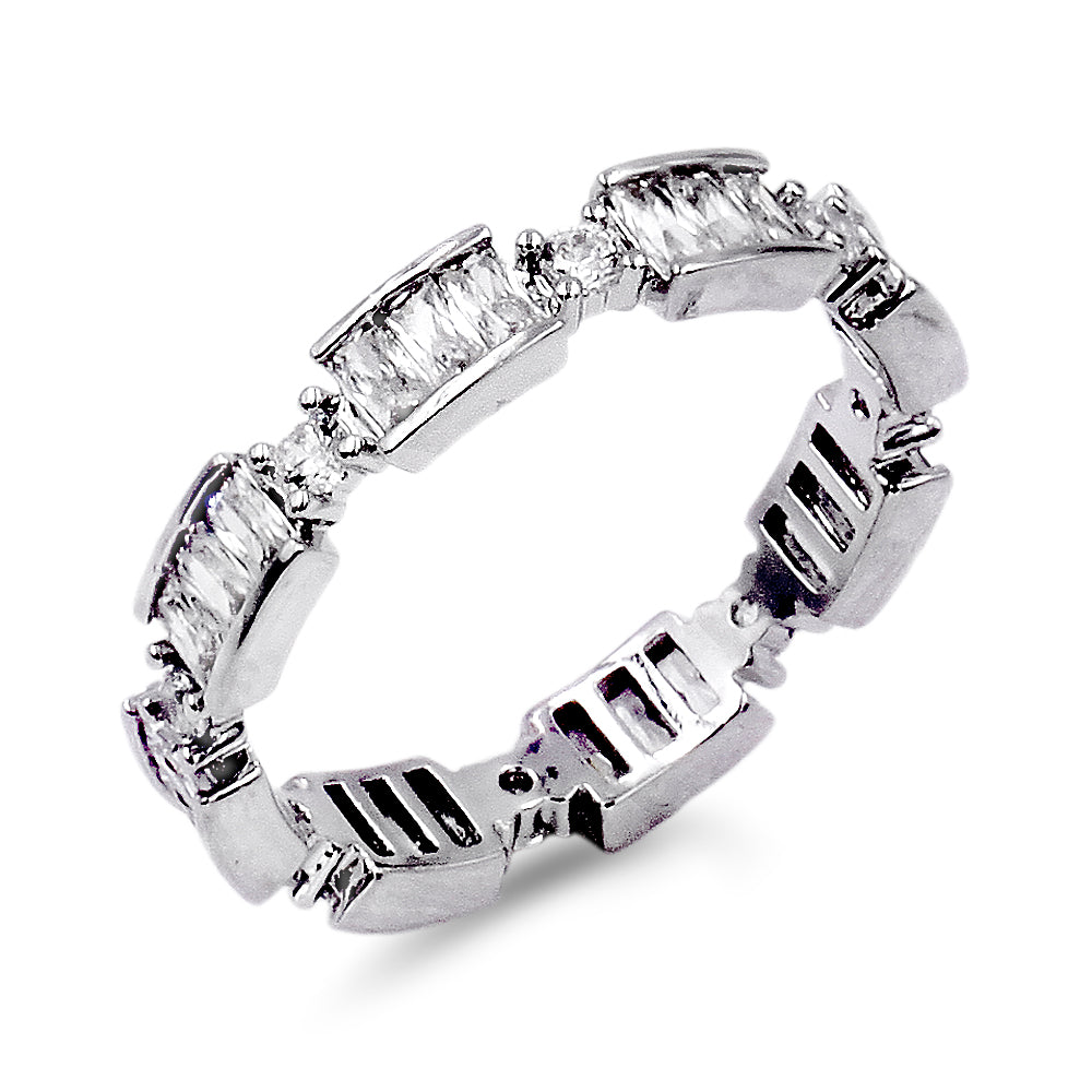 Pave Eternity Band - Monique Fashion Accessories