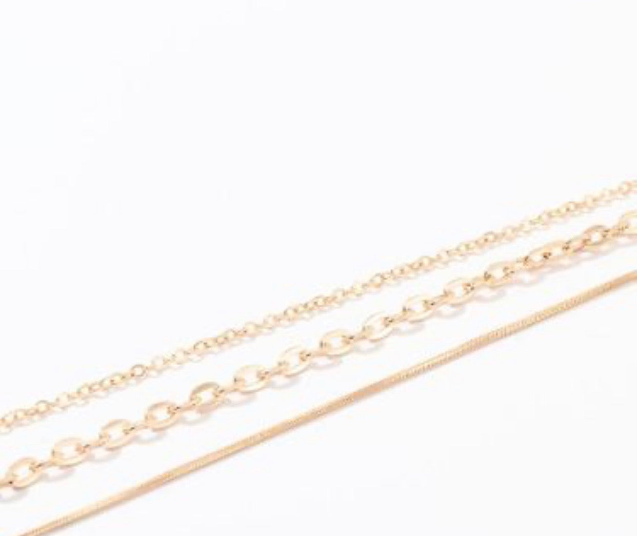 3 chains anklet - Monique Fashion Accessories