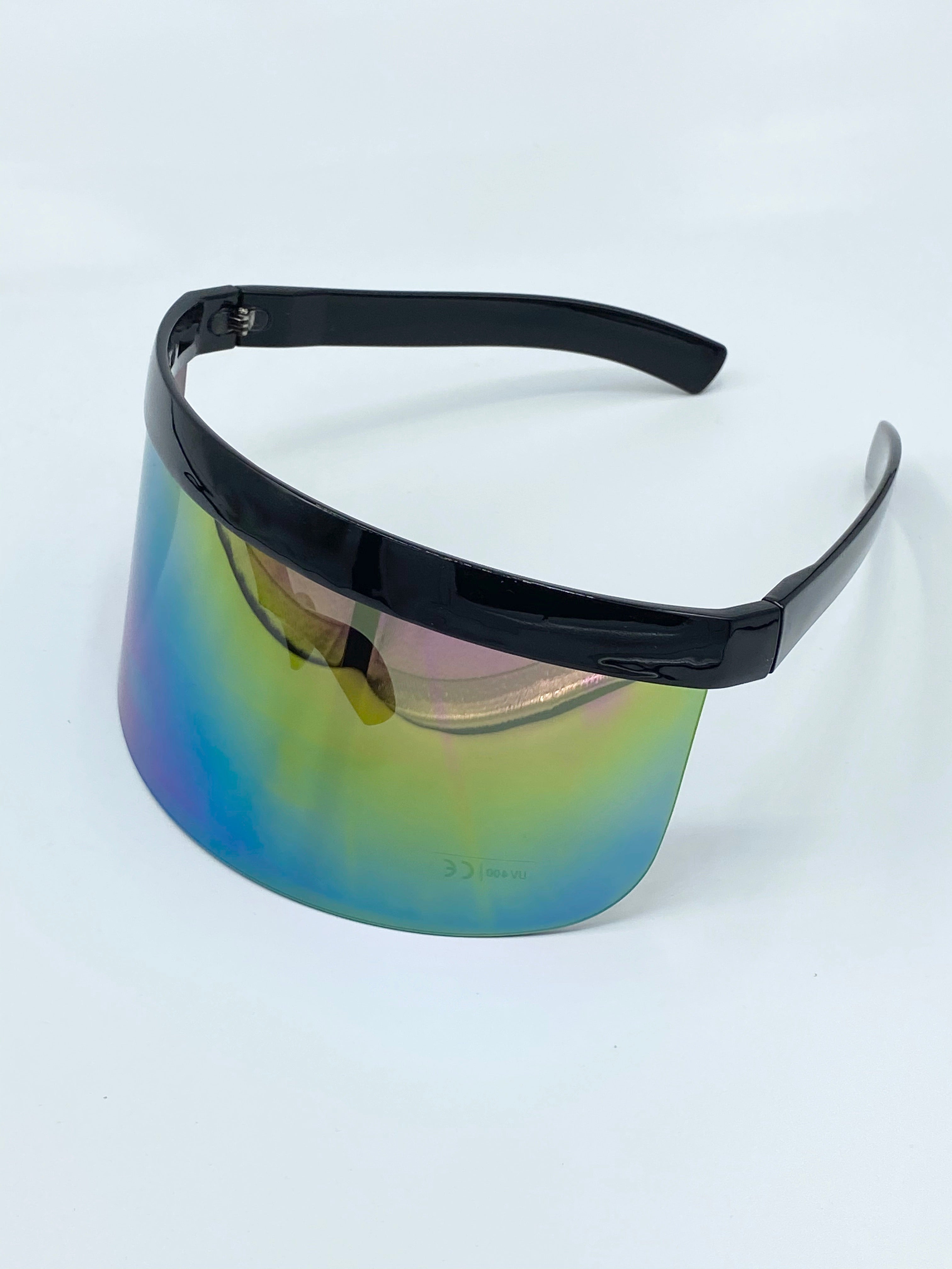 Large best sale visor sunglasses