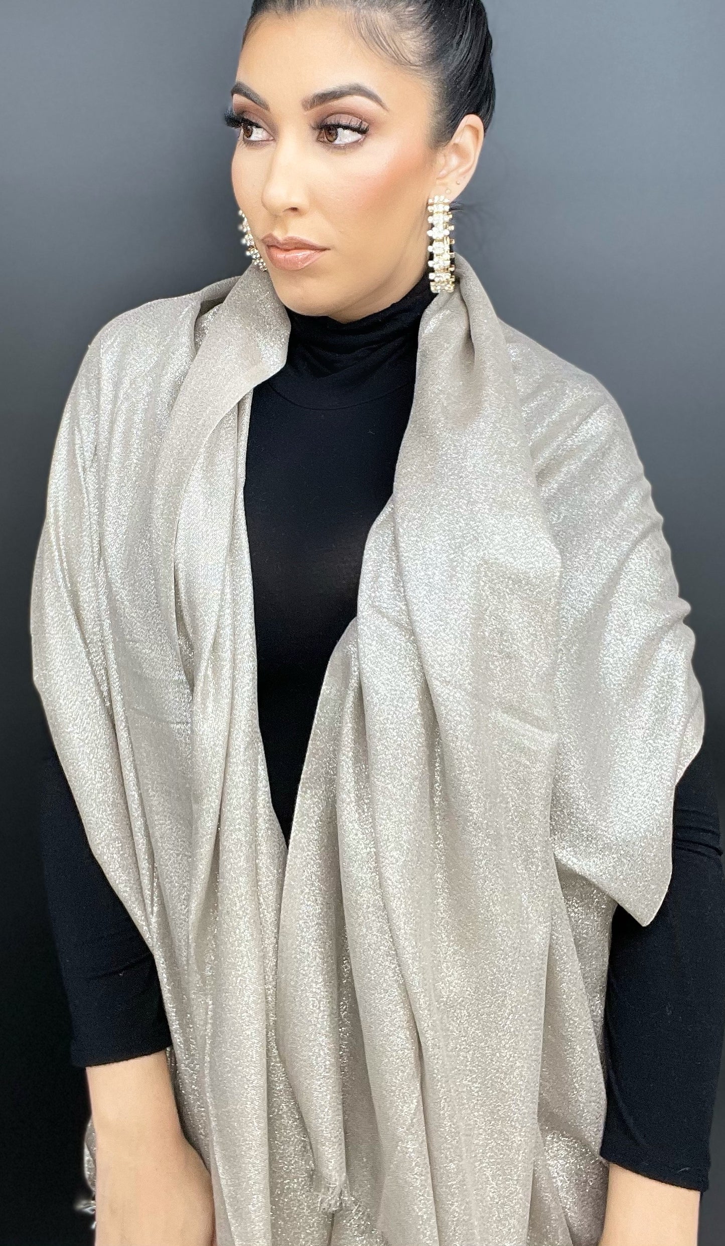 Light grey sparkle - Monique Fashion Accessories